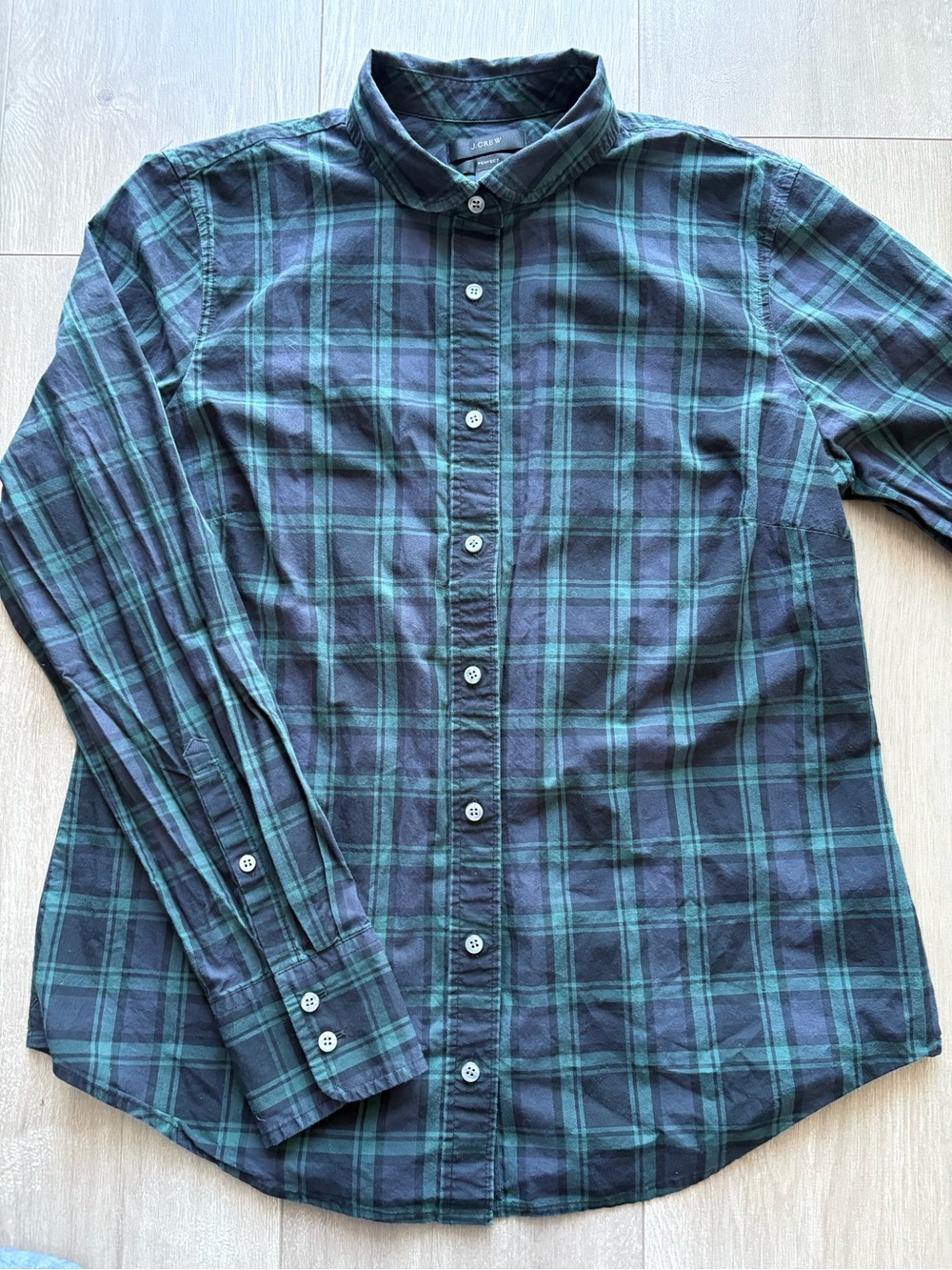 J.Crew women Plaid Button Down Shirt